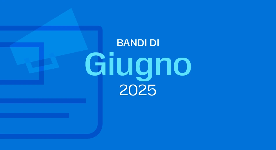 Scritta che riporta: i bandi europei 2025 di giugno