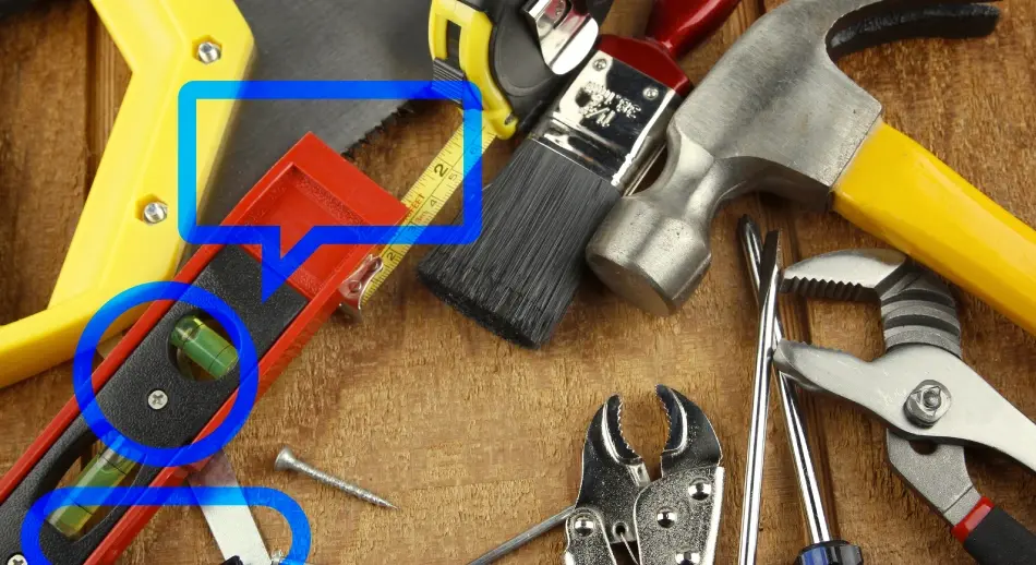 Una borsa di attrezzi utilizzata a simulare l'utilità di Euknow.it per Antonella Licata